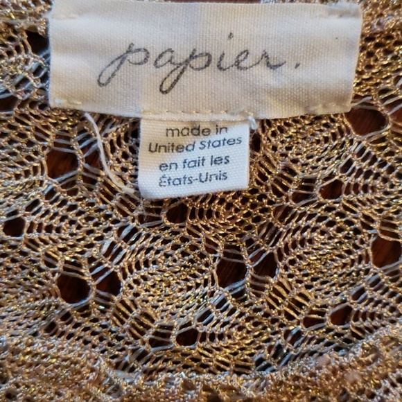 PAPIER 🎀 VINTAGE BEAUTIFUL TOP ( only bundle of 3) - Picture 7 of 8